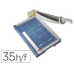 Cizalla de palanca profesional dahle 867 din a3 metalica capacidad de corte 35 hojas