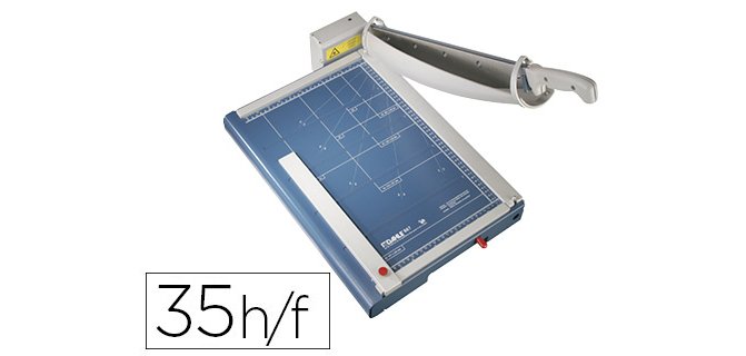 Cizalla de palanca profesional dahle 867 din a3 metalica capacidad de corte 35 hojas