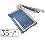 Cizalla de palanca profesional dahle 867 din a3 metalica capacidad de corte 35 hojas
