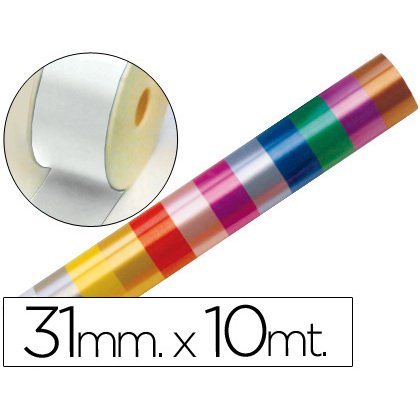 Cinta fantasia 10 m x 31 mm blanco