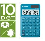Calculadora casio sl-310yc ny bolsillo 10 digitos tax +/- tecla color azul marino