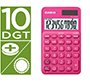 Calculadora casio sl-310uc-rd bolsillo 10 digitos tax +/- tecla color fucsia
