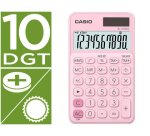 Calculadora casio sl-310uc-pk bolsillo 10 digitos tax +/- tecla doble cero color rosa