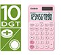 Calculadora casio sl-310uc-pk bolsillo 10 digitos tax +/- tecla doble cero color rosa