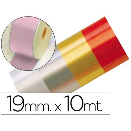Cinta fantasia 10 m x 19 mm rosa