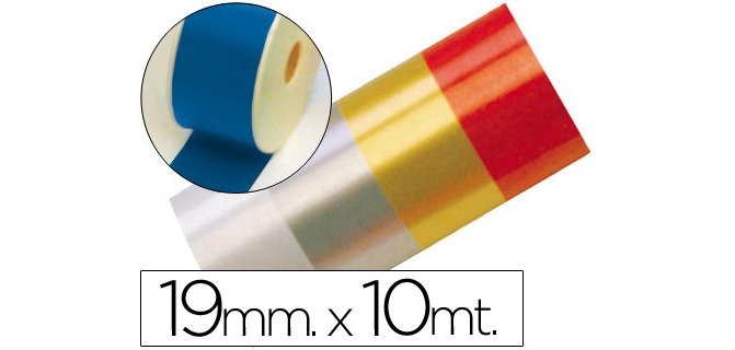 Cinta fantasia 10 mt x 19 mm azul