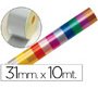 Cinta fantasia 10 mt x 31 mm plata