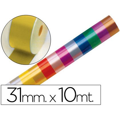 Cinta fantasia 10 m x 31 mm oro