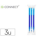 Recambio bolígrafo borrable q-connect retráctil kf11060 - caja de 3 unidades