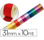 Cinta fantasia 10 mt x 31 mm rojo