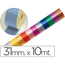 Cinta fantasia 10 mt x 31 mm celeste