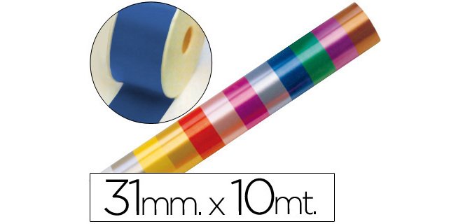 Cinta fantasia 10 m x 31 mm azul
