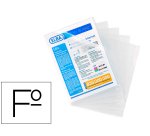 Carpeta dossier uñero elba standard folio plastico 140 mc piel naranja caja de 100 unidades