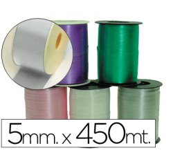 Cinta fantasia 500 mt x 5 mm plata