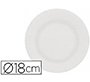 Plato papel reciclable blanco 18 cm paquete 50 unidades