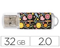 Memoria usb techonetech flash drive 32 gb 2.0 candy pop