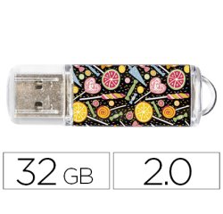 Memoria usb techonetech flash drive 32 gb 2.0 candy pop