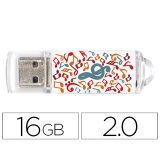 Memoria usb techonetech flash drive 16 gb 2.0 music dream