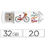 Memoria usb techonetech flash drive 32 gb 2.0 be bike