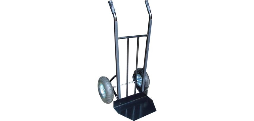 Carretilla portapaquetes q-connect con ruedas carga 250 kg 1250x556x625 mm