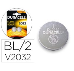 Pila duracell alcalina boton cr2032 blister 2 unidades
