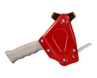Portarrollo q-connect para embalaje para cintas 66 mt x 75 mm