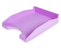 Bandeja sobremesa plastico q-connect lavanda opaco 240x70x340 mm