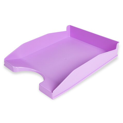 Bandeja sobremesa plastico q-connect lavanda opaco 240x70x340 mm