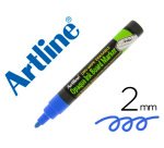 Rotulador artline pizarra epd-4 color azul opaque ink board punta redonda 2 mm