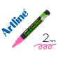 Rotulador artline pizarra epd-4 color rosa fluorescente opaque ink board punta redonda 2 mm