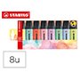 Subrayador fluorescente STABILO Boss Original colores pastel surtidos - Estuche de 8