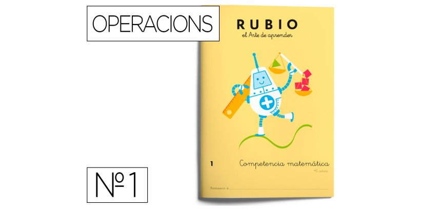Cuaderno rubio competencia matematica nº1