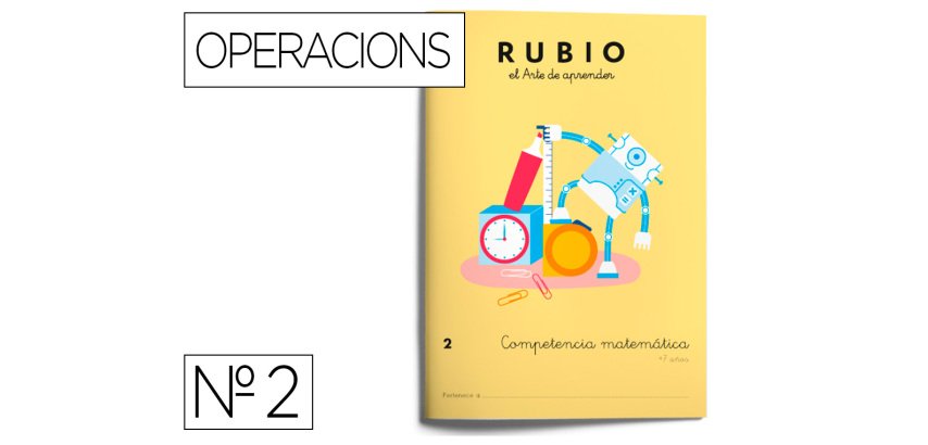 Cuaderno rubio competencia matematica nº2