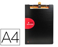 Porta-bloc A4 Exaboard Exactive - Negro
