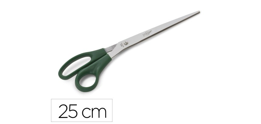 Tijera oficina faibo acero inoxidable 25 cm empuñadura ergonomica