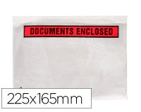 Sobre autoadhesivo q-connect portadocumentos 225x165 mm sin ventana paquete de 1000 unidades