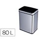 Papelera metalica q-connect con sensor automatico capacidad 80 litros 820x270x400 mm