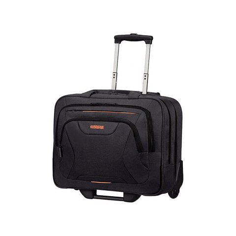 Maletín Samsonite con ruedas american tourister work para portatil de 15,6\" y compartimento para ropa color