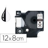 Cinta q-connect mk-221 blanco-negro 9mm x 8 m - Brother