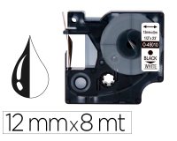 Cinta q-connect mk-221 blanco-negro 9mm x 8 m - Brother