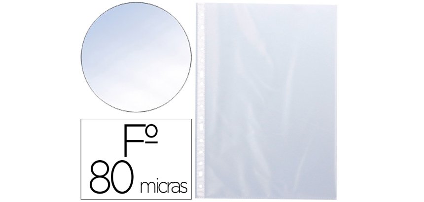 Funda multitaladro q-connect folio 80 mc piel de naranja caja de 1400 unidades