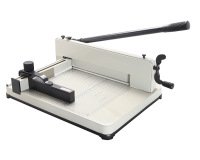 Guillotina q-connect kf16916 manual profesional largo del corte 330 mm capacidad 400 hojas