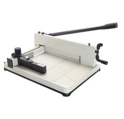 Guillotina q-connect kf16916 manual profesional largo del corte 330 mm capacidad 400 hojas