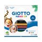 Set giotto make up 6 lapices cosmeticos colores clasicos