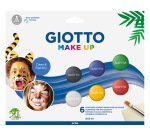 Set giotto make up pintura facial 6 botes 5 ml colores clasicos