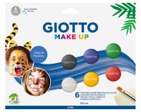 Set giotto make up pintura facial 6 botes 5 ml colores clasicos