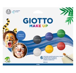 Set giotto make up pintura facial 6 botes 5 ml colores clasicos