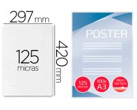 Bolsa de plastificar gbc din a3 2x125 micras caja de 100 unidades