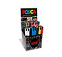 Rotulador uni-ball posca pc1mr pintura base al agua 0,7 mm expositor 48 unidades colores surtidos