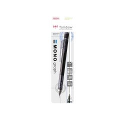 Portaminas tombow con clip mono graph profesional 0,5 mm color negro